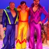 Tour Mamma Mia costume rental package - super trooper - finale costumes - Front Row Theatrical Rental - 800-250-3114