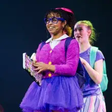 Production photo of Junie B.'s Essential Survival Guide to School JR.