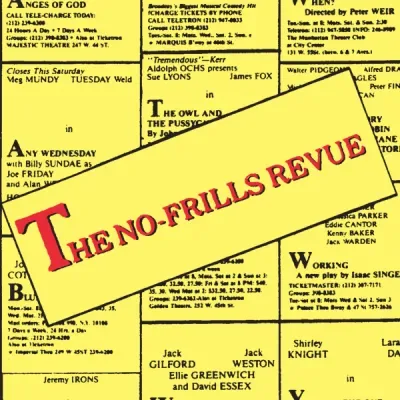 The No-Frills Revue logo