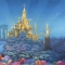 Magical Undersea Castle backdrop used in the theatrical performance of The Little Mermaid