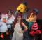 Ariel "sail" dress, Flounder, Scuttle and Sebastian