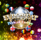 Eurobeat logo disco ball surrounded by country flags